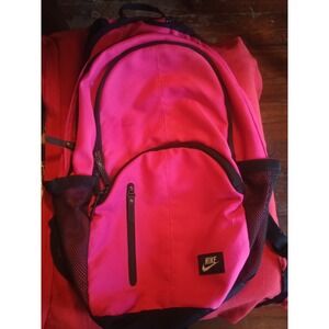 Pink Nike College Book Bag With Multi Pockets